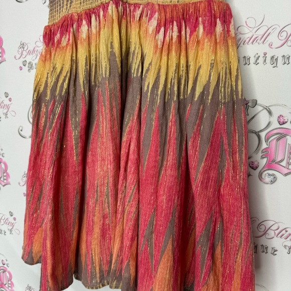 Free people dress Indian summer sunset π
shimmer gold orange yellow red - Picture 7 of 10